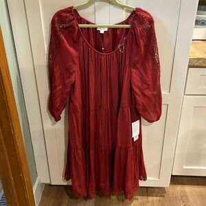 Indigo Rose Dress NWT